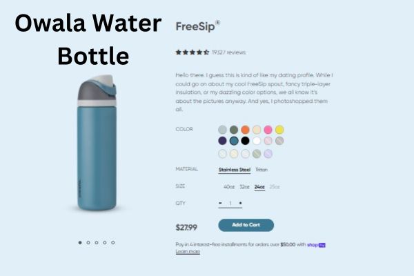 Owala Water Bottle