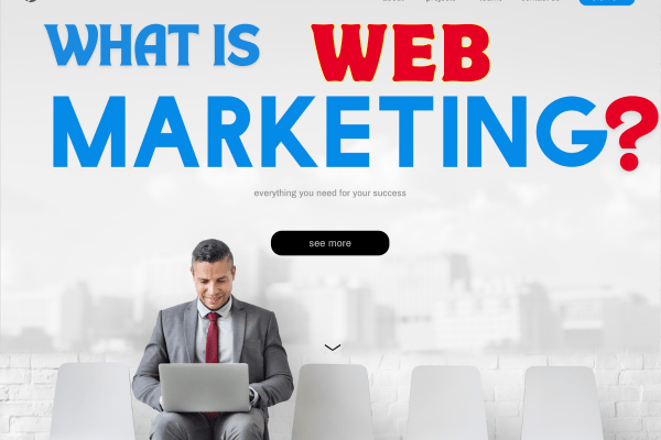 What is web marketing?